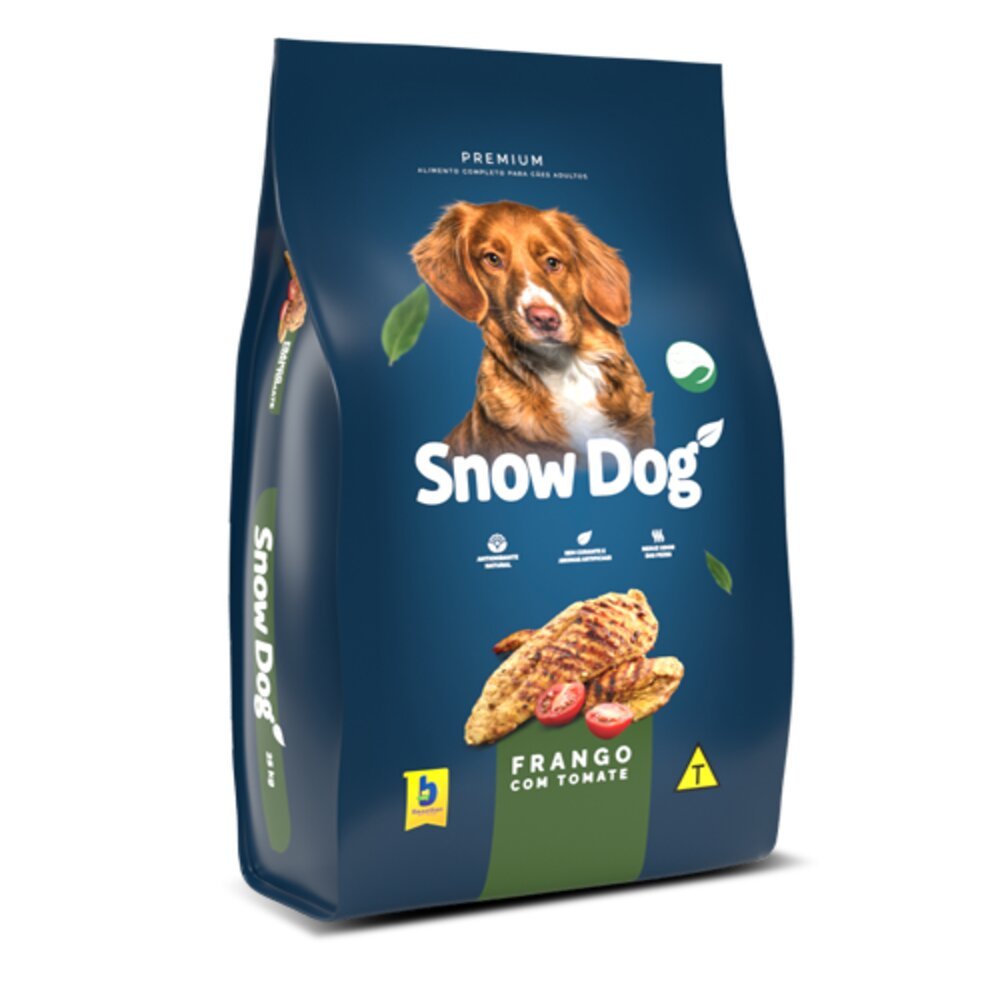 Ração Snow Dog Natural Frango Com Tomate 15Kg