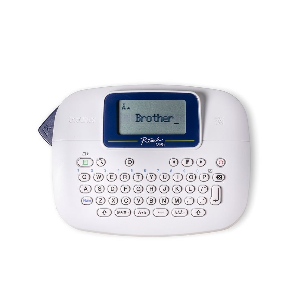 Rotulador Eletrônico Brother PTM95WT - Fitas 9mm e 12mm, Branco