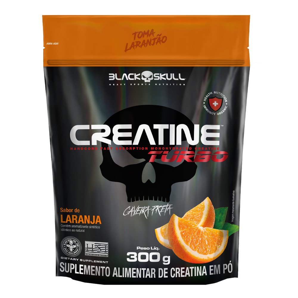 Creatina Turbo 300 G Stand Up Pouch Laranja