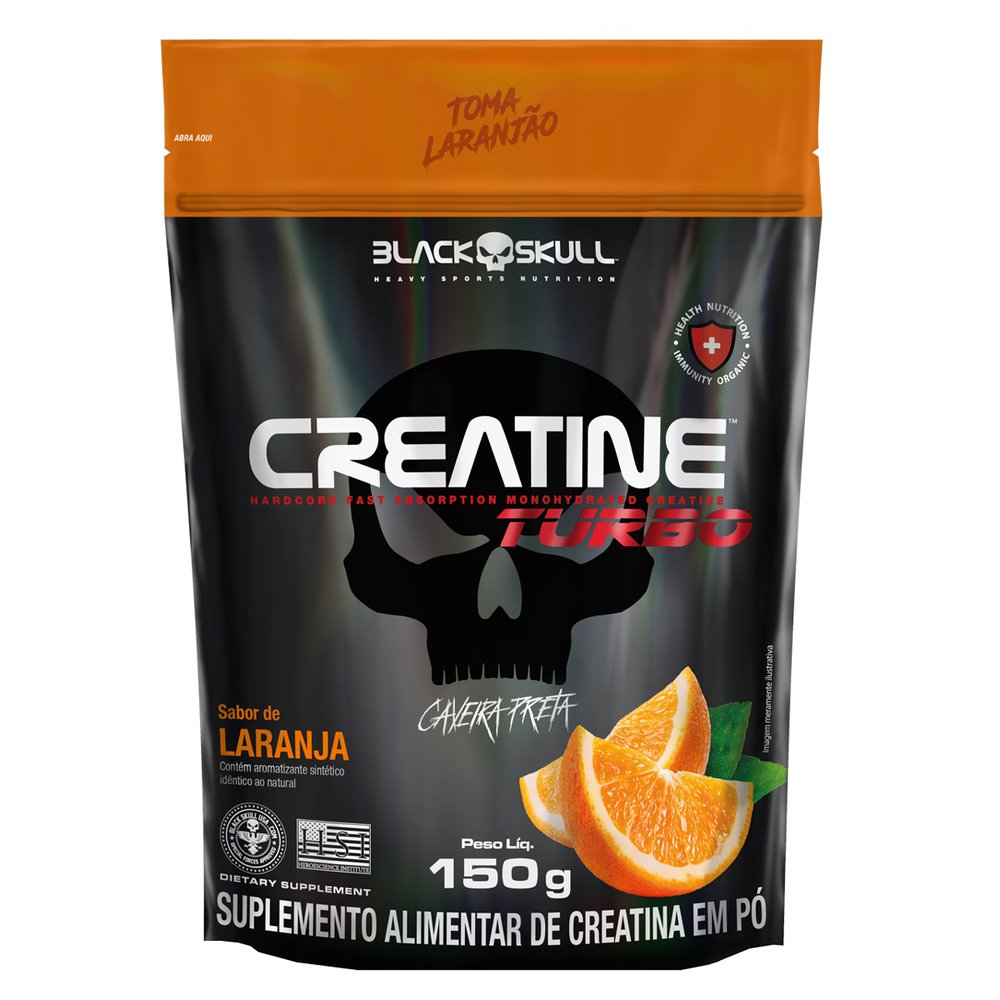 Creatina Turbo 150 G Stand Up Pouch Laranja
