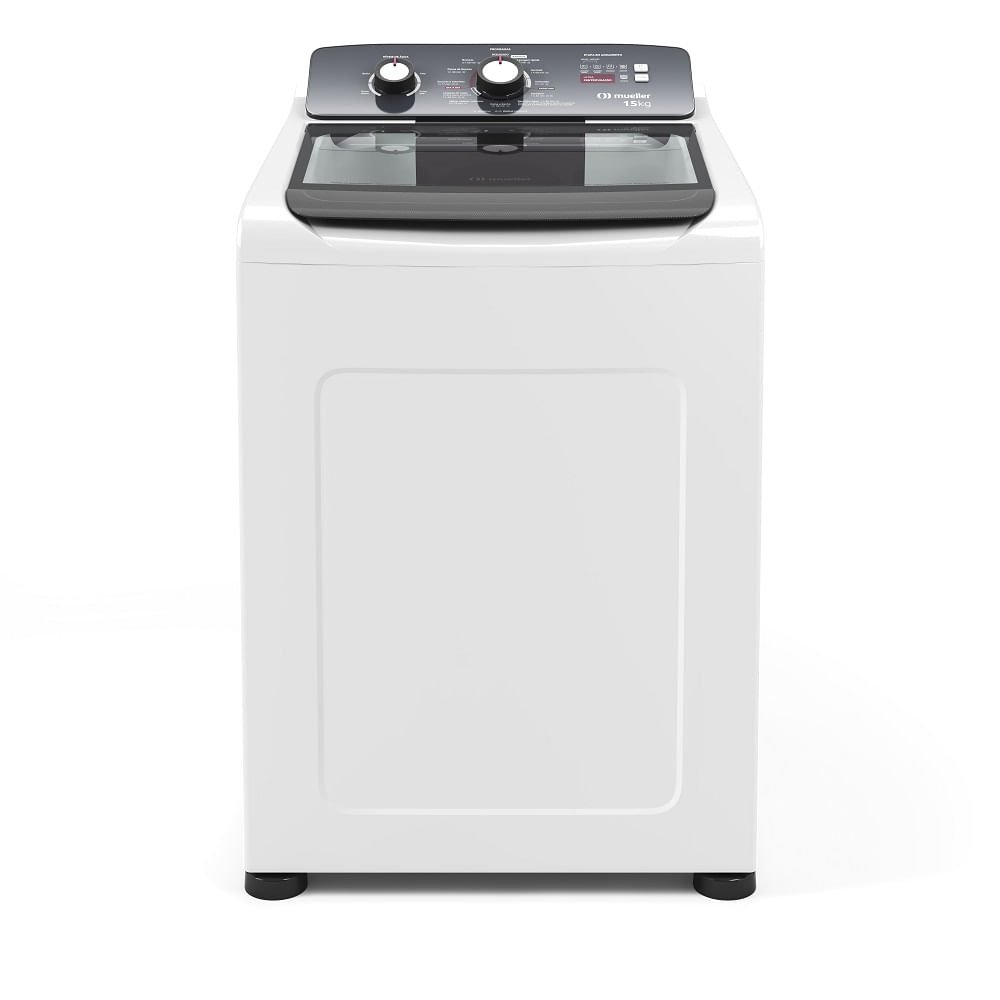 Lavadora de Roupa Automática Mueller 15Kg Ultracentrifugação e Ciclo Rápido Branca MLA15 ¿ 220 Volts