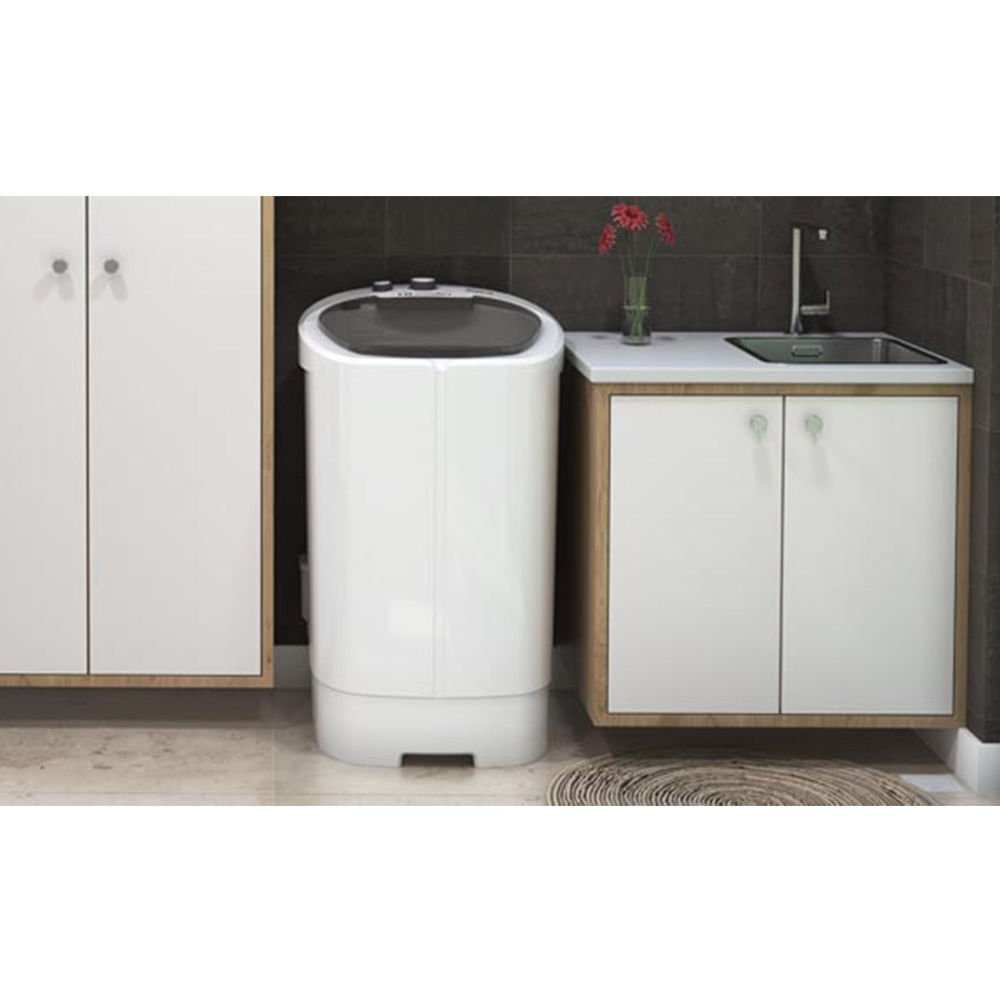 Lavadora De Roupas Mueller BIG 20 Kg Semiautomática Branca - 220 Volts