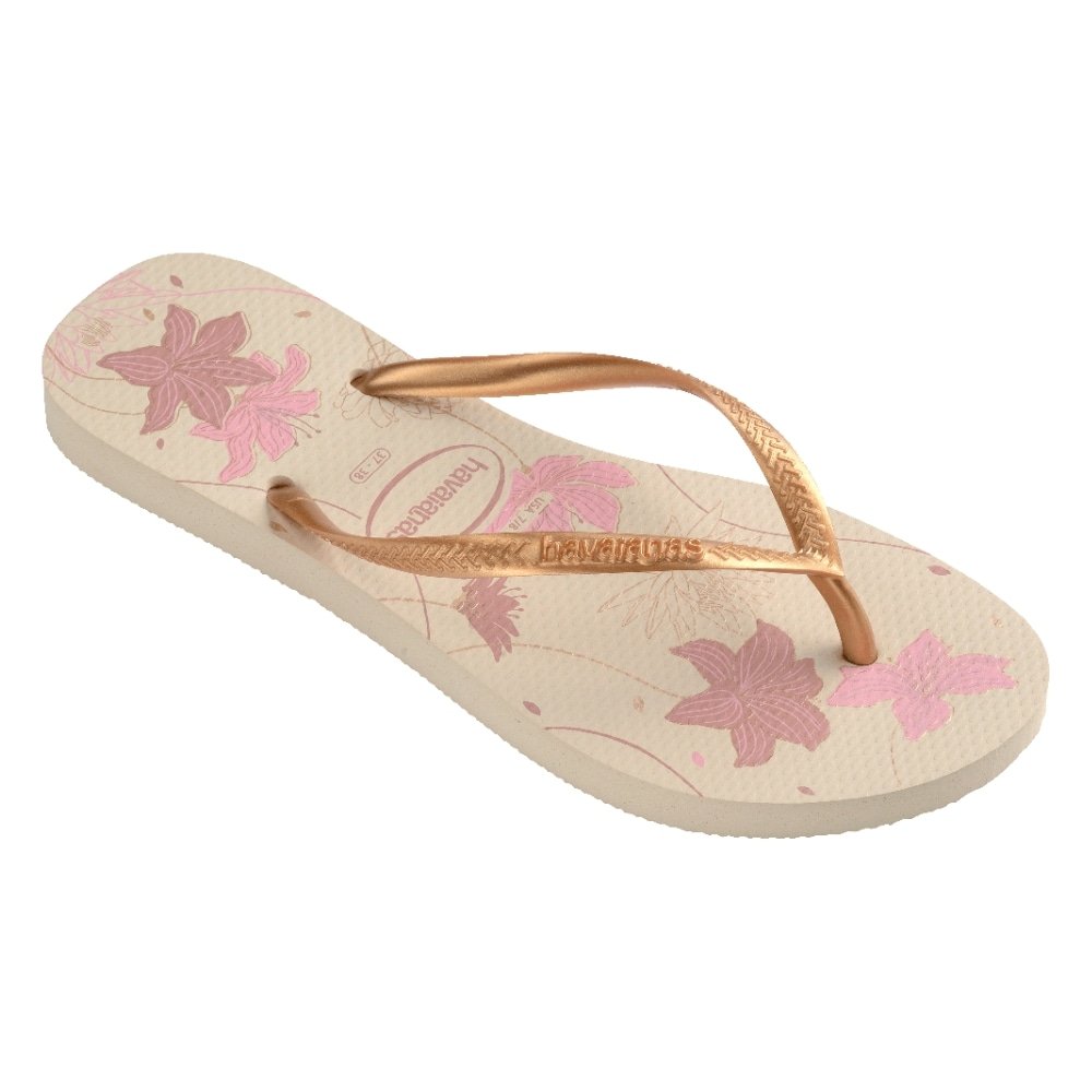 Havaianas Slim Organic Bege/Dourado 37/8