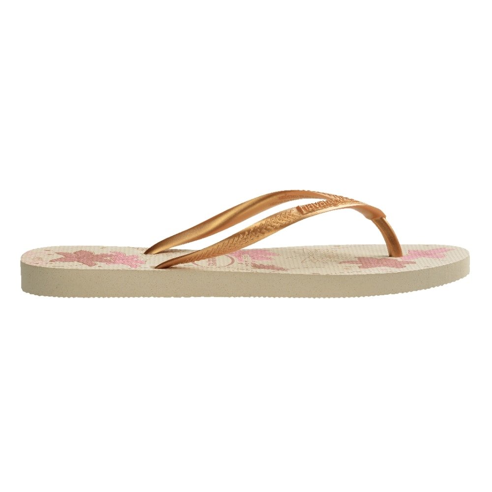 Havaianas Slim Organic Bege/Dourado 37/8