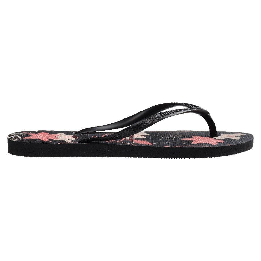 Havaianas Slim Organic Preto/Cinza Dark/Rosa Bebê 37/8