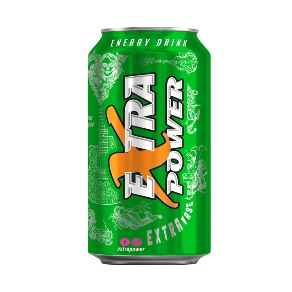 Energético Extra Power Pitaya 473 ml - Embalagem com 6 Unidades