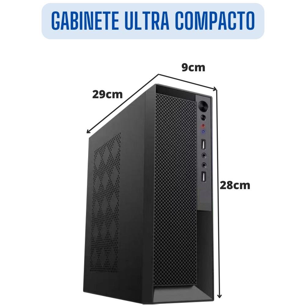 Computador Completo Slim Intel Core i7 16GB SSD 1TB Wifi Windows 10 Pro Monitor 24" 3green Office 3GO-060