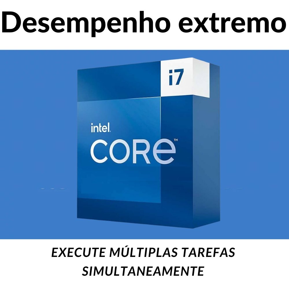 Computador Completo Intel Core i7 16GB SSD 1TB Monitor LED 24" Windows 10 3green 3green Top 3GT-073