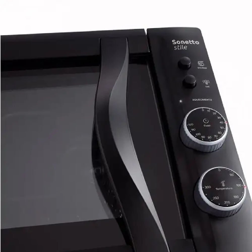 Forno Elétrico Mueller 44 Litros Sonetto Stile G3 Preto ¿ 127 Volts