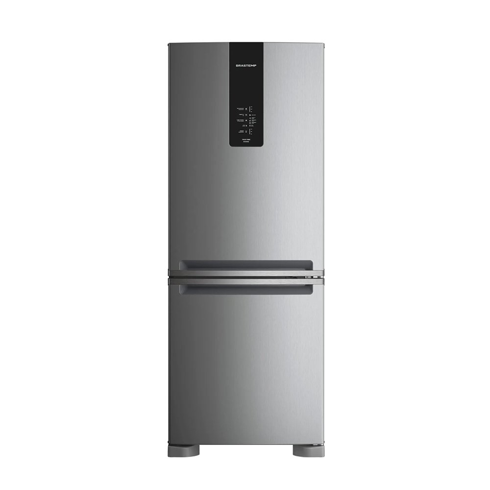 Refrigerador 2 Portas Brastemp Frost Free BRE57 A+++ - 447 Litros, Inox, 110V