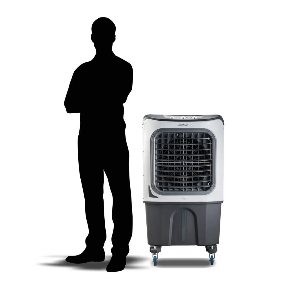 Climatizador De Ar Britânia BCL70 70 Litros - 4 Em 1, 3 Velocidades, Cinza, 110V