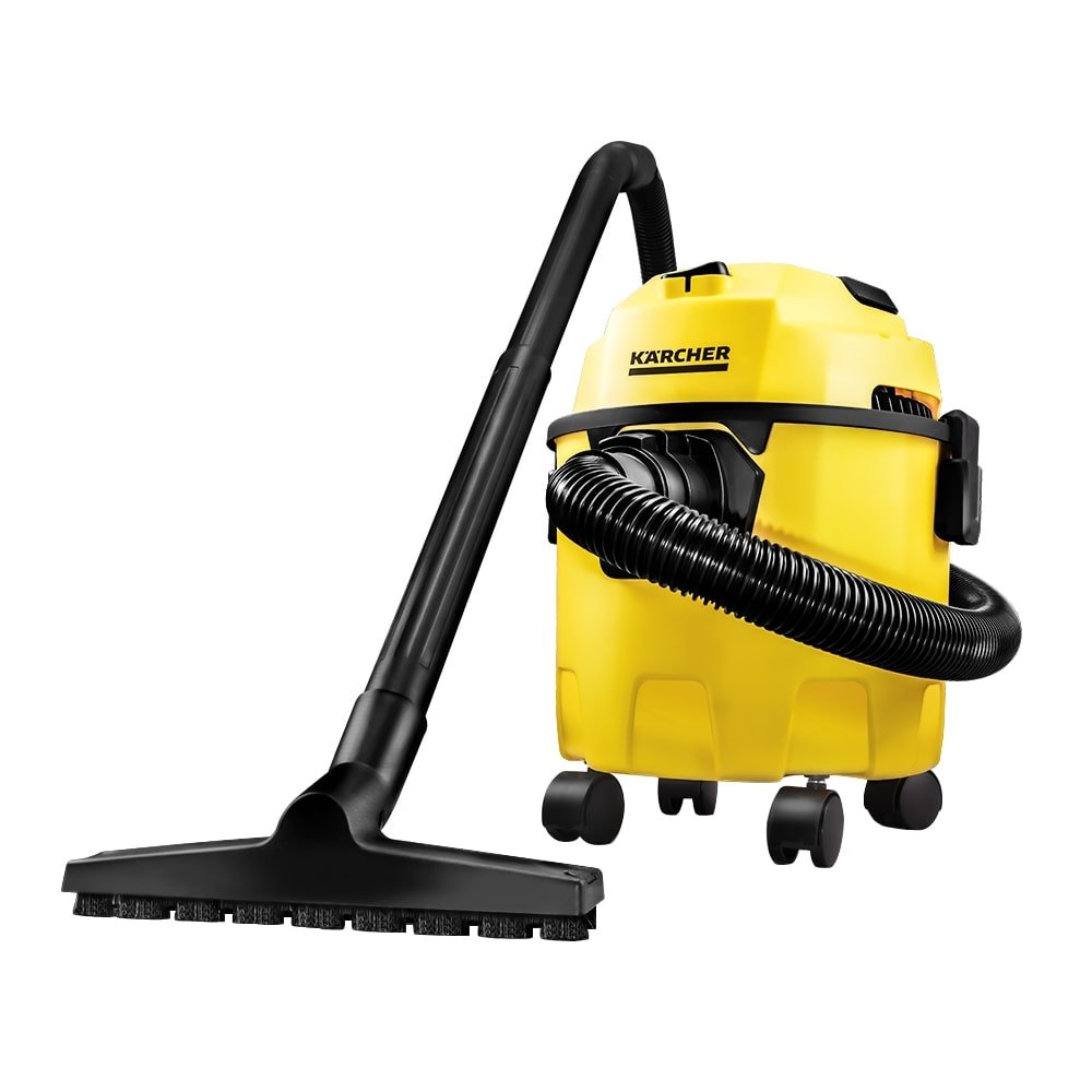 Aspirador de Pó e Água Karcher WDL1 - 10 Litros, 1500W, Amarelo, 110V