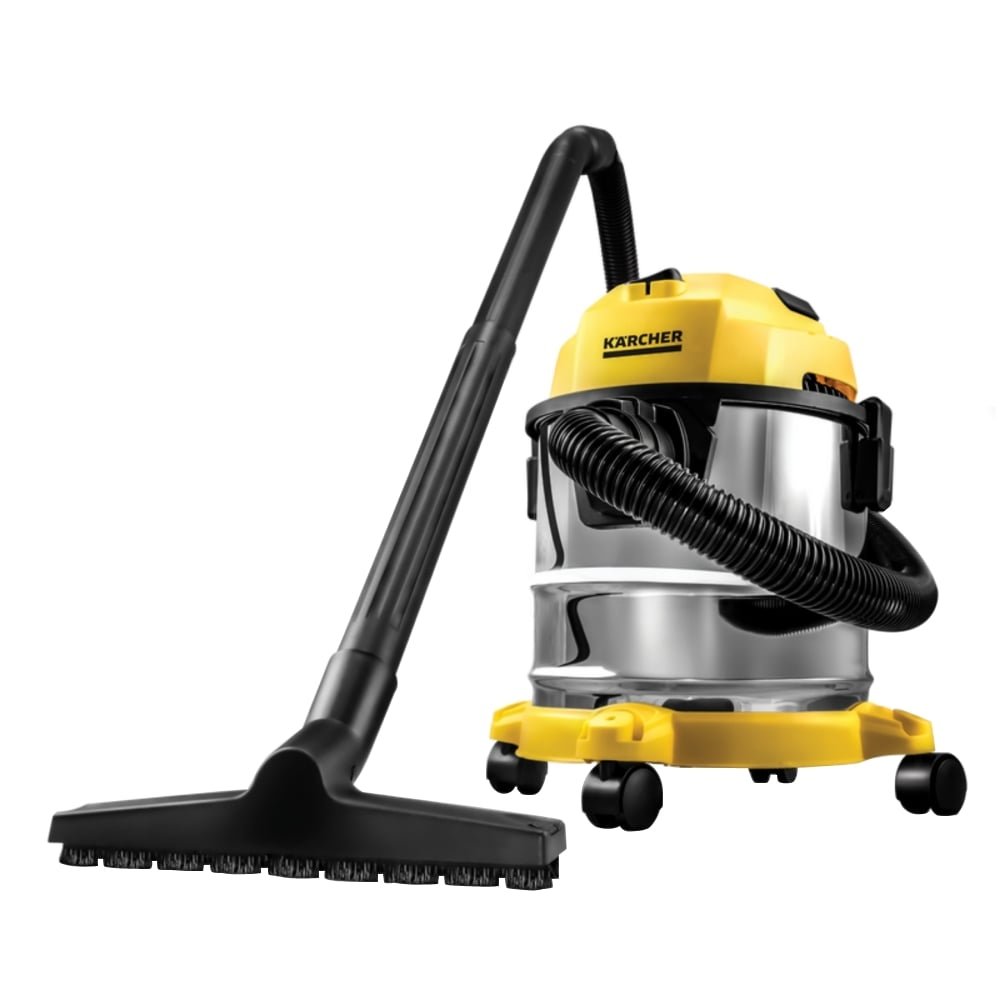 Aspirador Água e Pó Karcher WDL1S - 12 Litros, Amarelo, 110V
