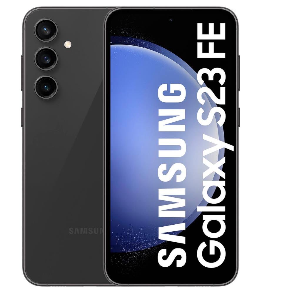 Samsung Galaxy S23 FE 5G 256GB Câmera Tripla Traseira de 50MP +12MP + 10MP Tela infinita 6.4" 8GB, Processador Exynos 2200, Dual Grafite
