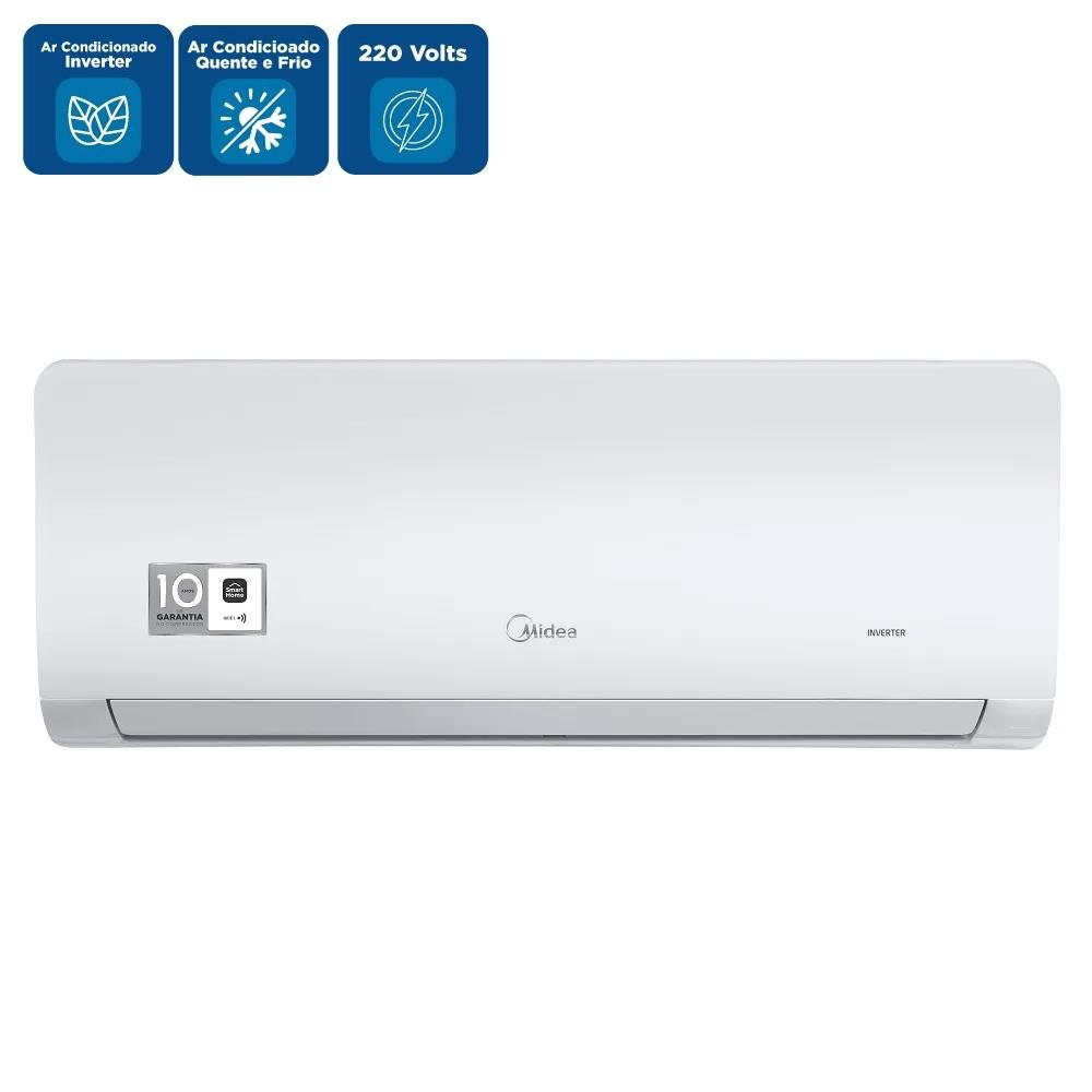 Ar Condicionado Springer Midea Xtreme Save Connect Inverter 9000 BTU h Quente e Frio R32 220V 1f