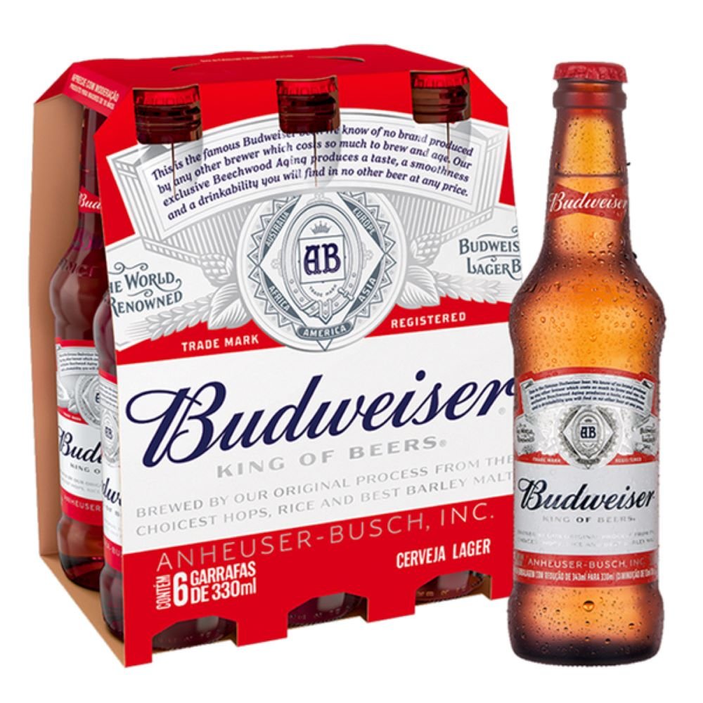 Cerveja Budweiser Long Neck 330 ml