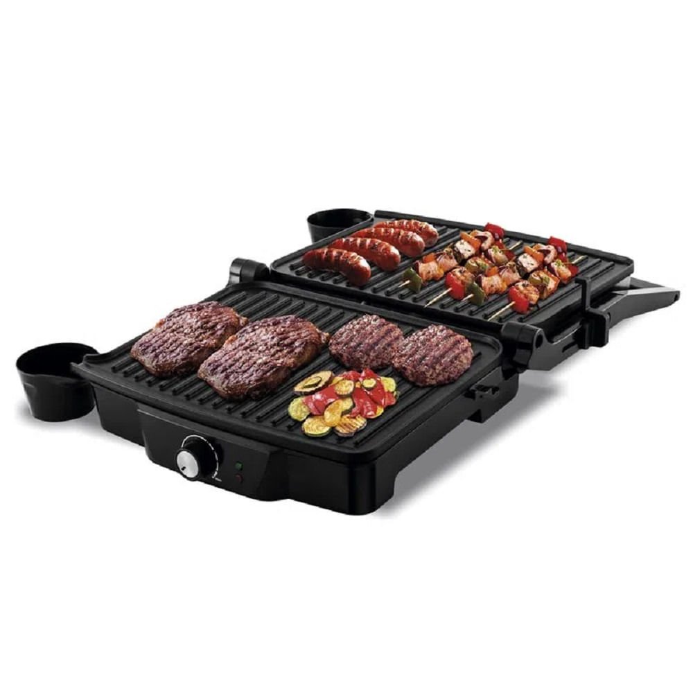 Grill Britânia 1830w Preto Com Inox Press 180 - 220 Volts