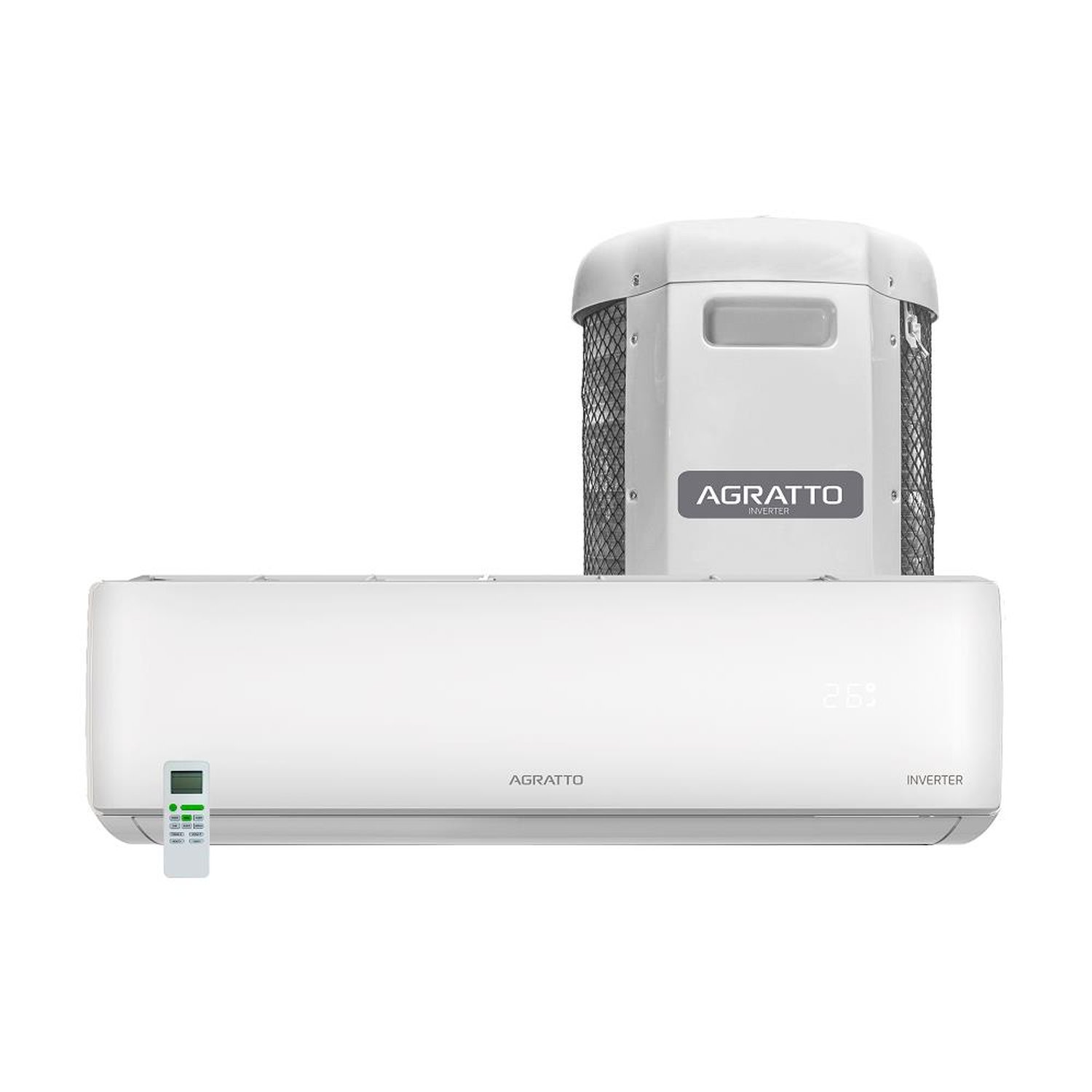 Ar Condicionado Split Hi Wall Inverter Agratto Liv Top 24000 Btu/H Quente E Frio Lcs24qf-02I ¿ 220 Volts