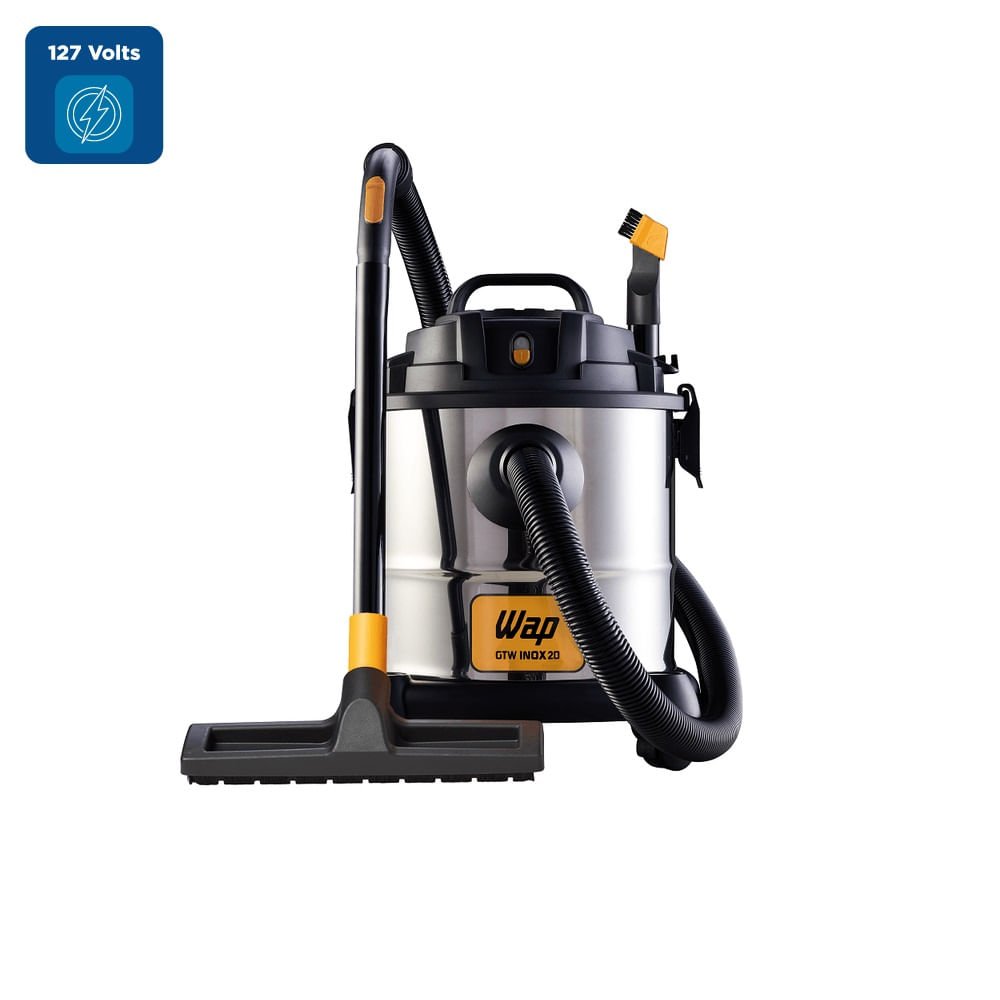 Aspirador de Pó e Água WAP GTW INOX 20L FW005405 - 127 Volts