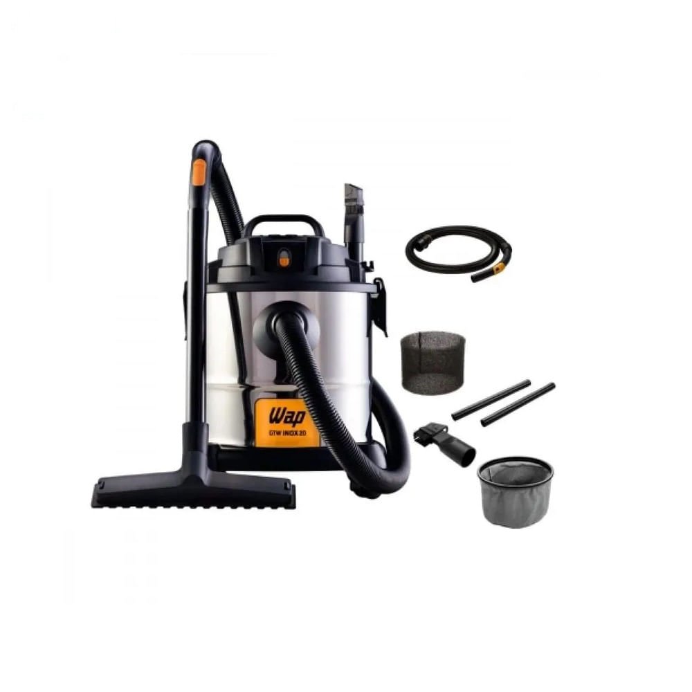 Aspirador de Pó e Água WAP GTW INOX 20L FW005405 - 127 Volts