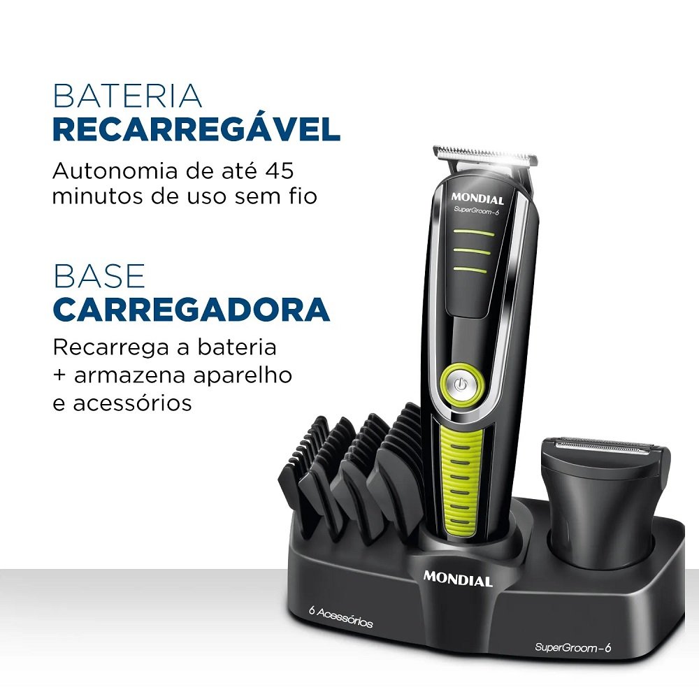 Aparador Mondial Bg-04 Bivolt Super Groom 06