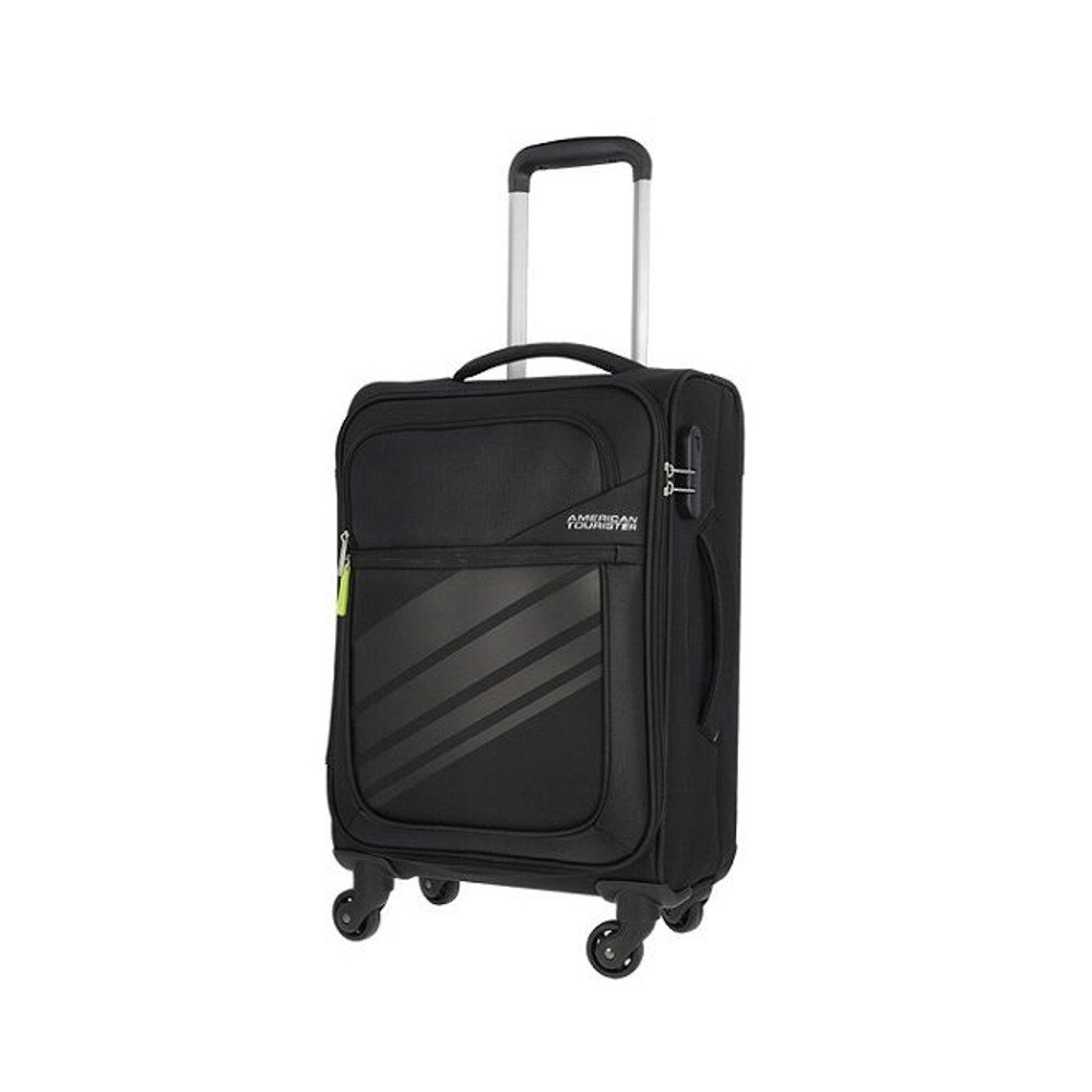 Mala De Viagem P Stirling Light Preta Tecido American Tourister, Samsonite