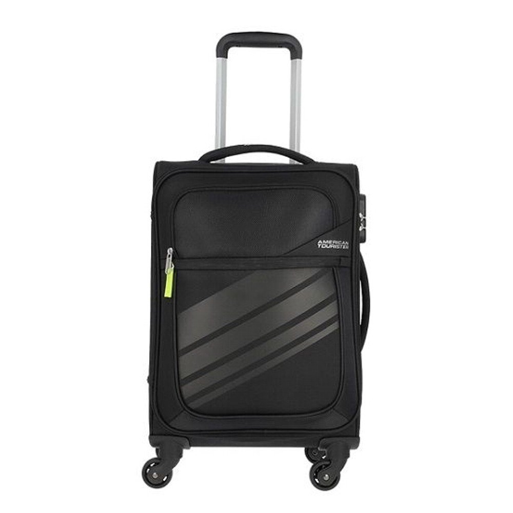 Mala De Viagem P Stirling Light Preta Tecido American Tourister, Samsonite
