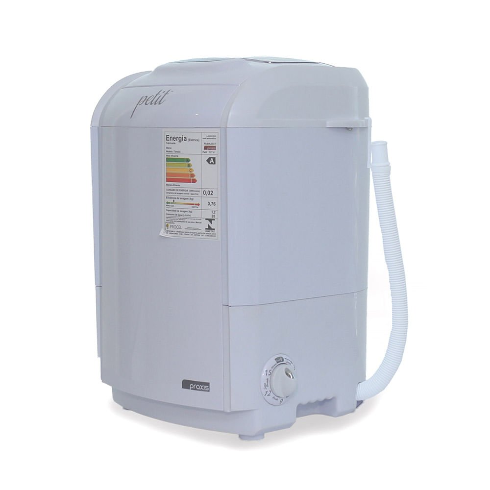 Mini Lavadora Praxis Petit 1,2Kg Branca ¿ 127 Volts