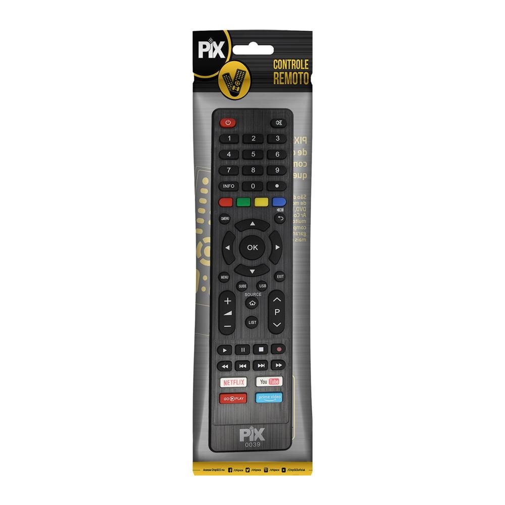Controle Remoto Compativel Com Smart TV Philco - PIX