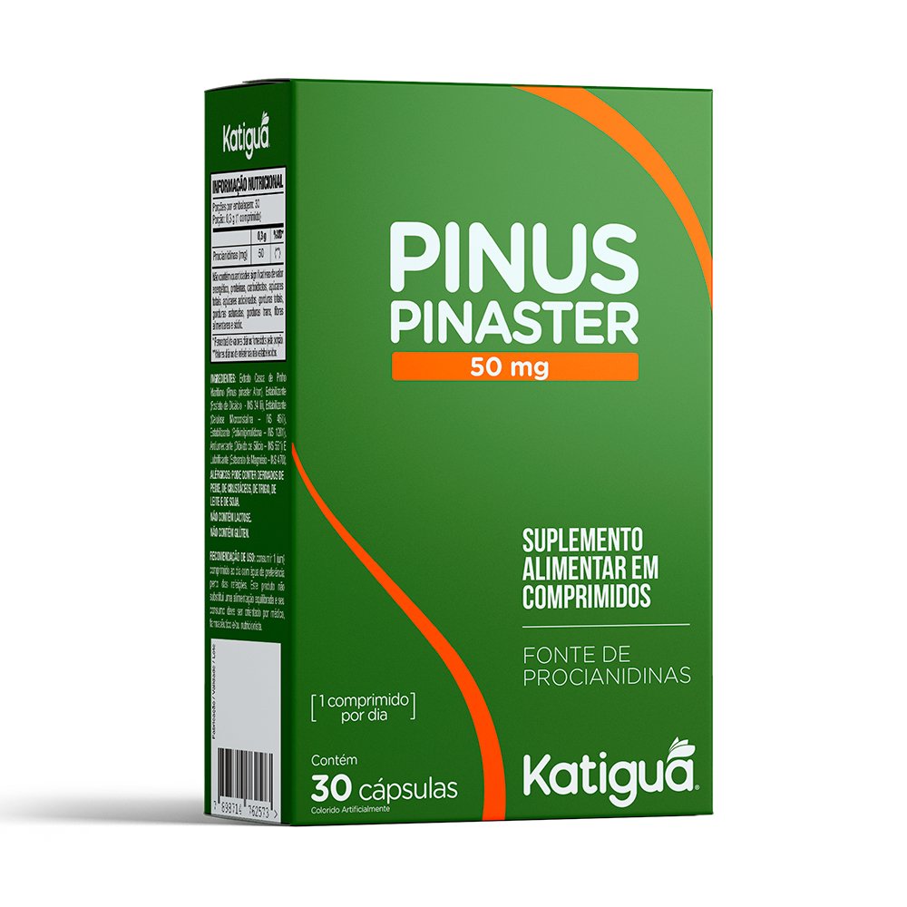 Pinus Pinaster 50mg 30 Comprimidor Katigua