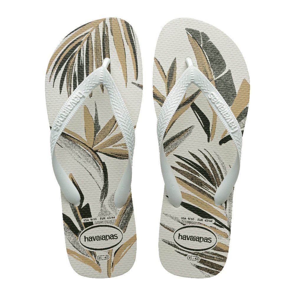 Havaianas Aloha Branco/Verde Olive 37/8
