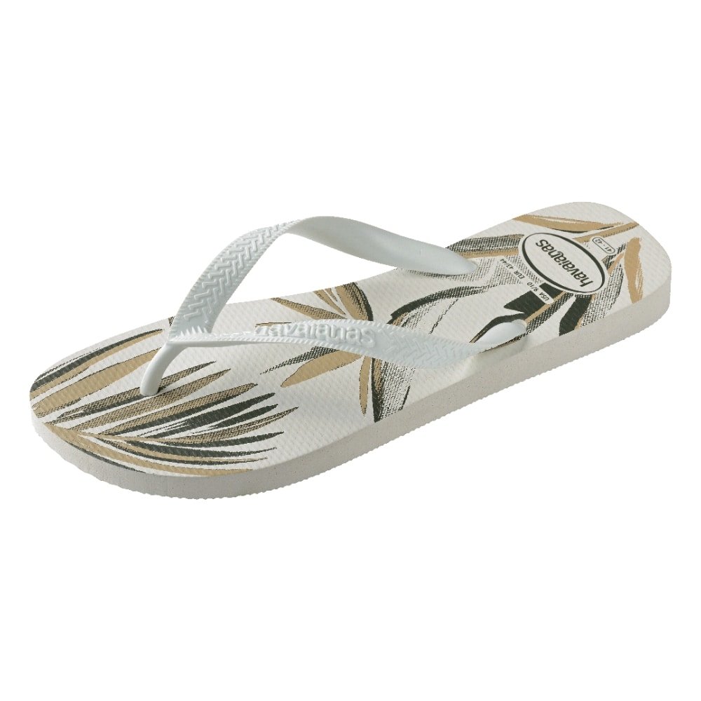 Havaianas Aloha Branco/Verde Olive 37/8