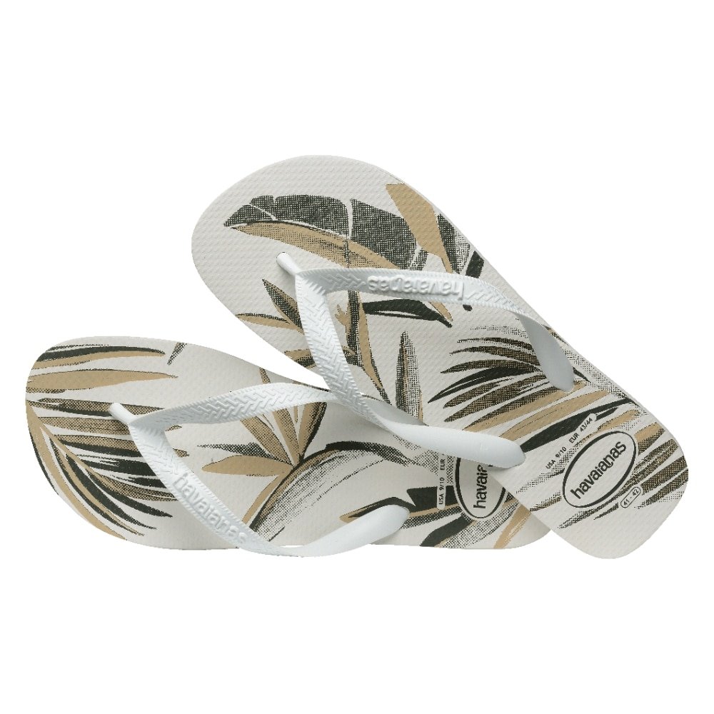 Havaianas Aloha Branco/Verde Olive 37/8