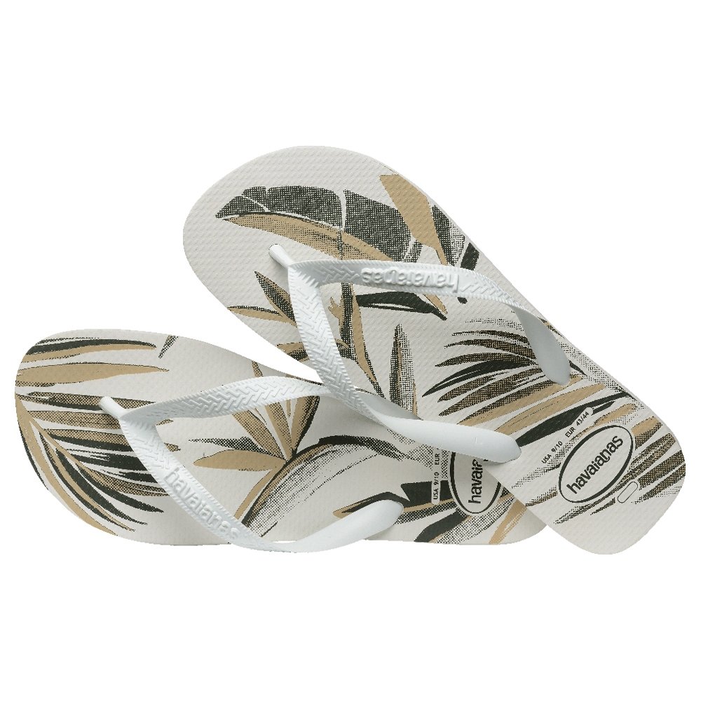 Havaianas Aloha Branco/Verde Olive 39/0