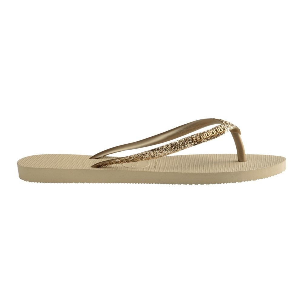 Havaianas Slim Glitter II/Dourado Claro Metálico 39/0