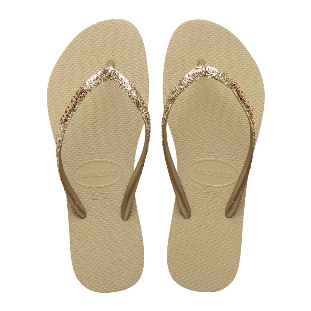 Havaianas Slim Glitter II/Dourado Claro MetálicO 41/2