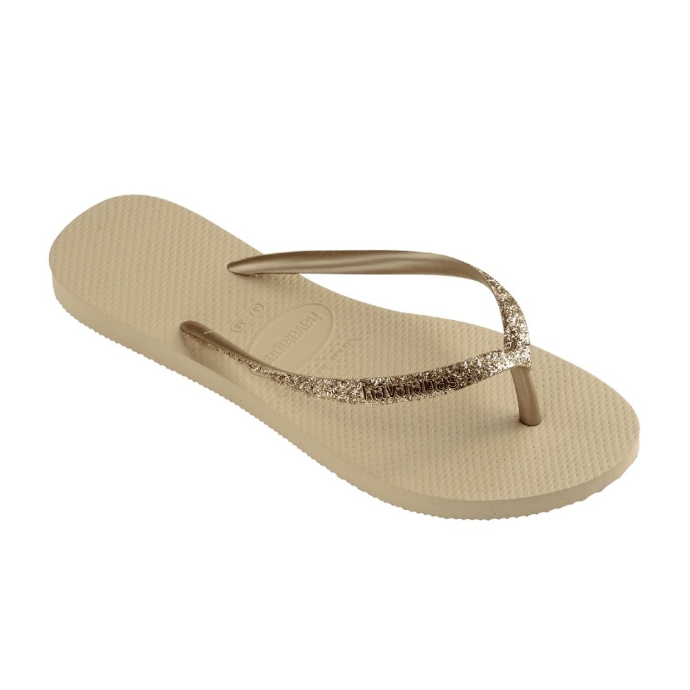 Havaianas Slim Glitter II/Dourado Claro MetálicO 41/2