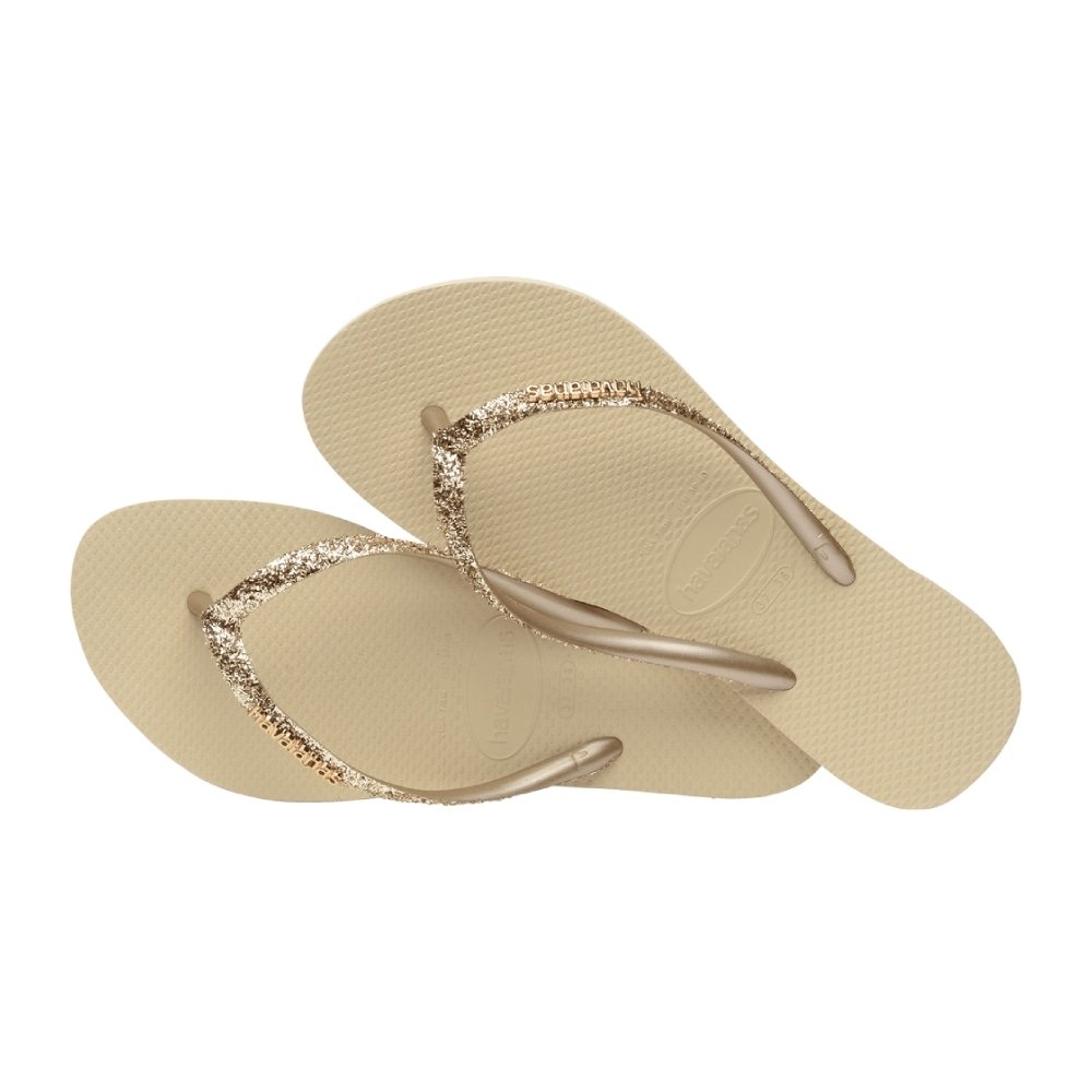 Havaianas Slim Glitter II/Dourado Claro MetálicO 41/2