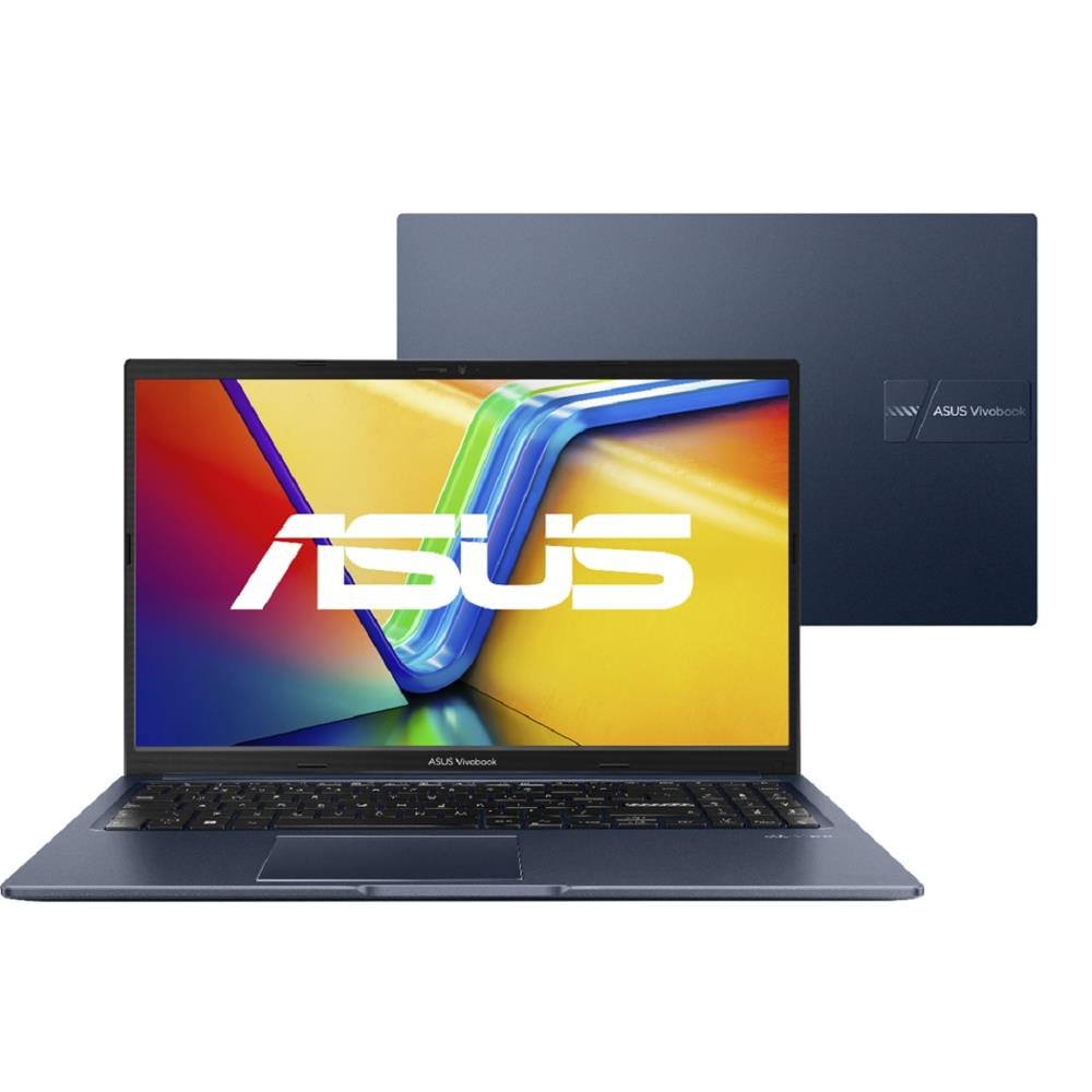 Notebook ASUS Vivobook X1502ZA-EJ1755W, Intel Core i5-12450H, 8 GB DDR4, SSD 256 GB NVMe-TM-, 15.6" Full HD, Windows 11 Home, Azul