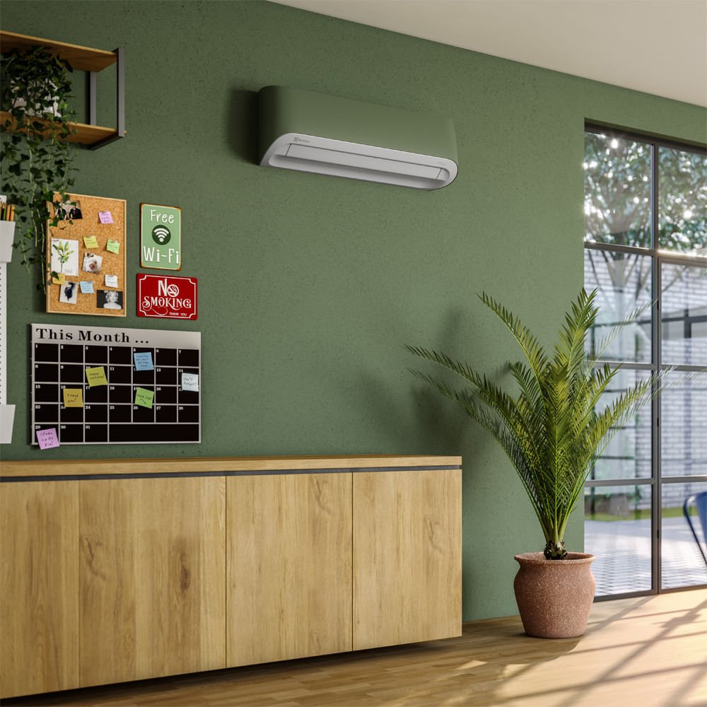 Ar Condicionado Split Hi Wall Inverter Electrolux Color Adapt Wi-fi 12000 BTU/h Quente e Frio YI12R ¿ 220 Volts