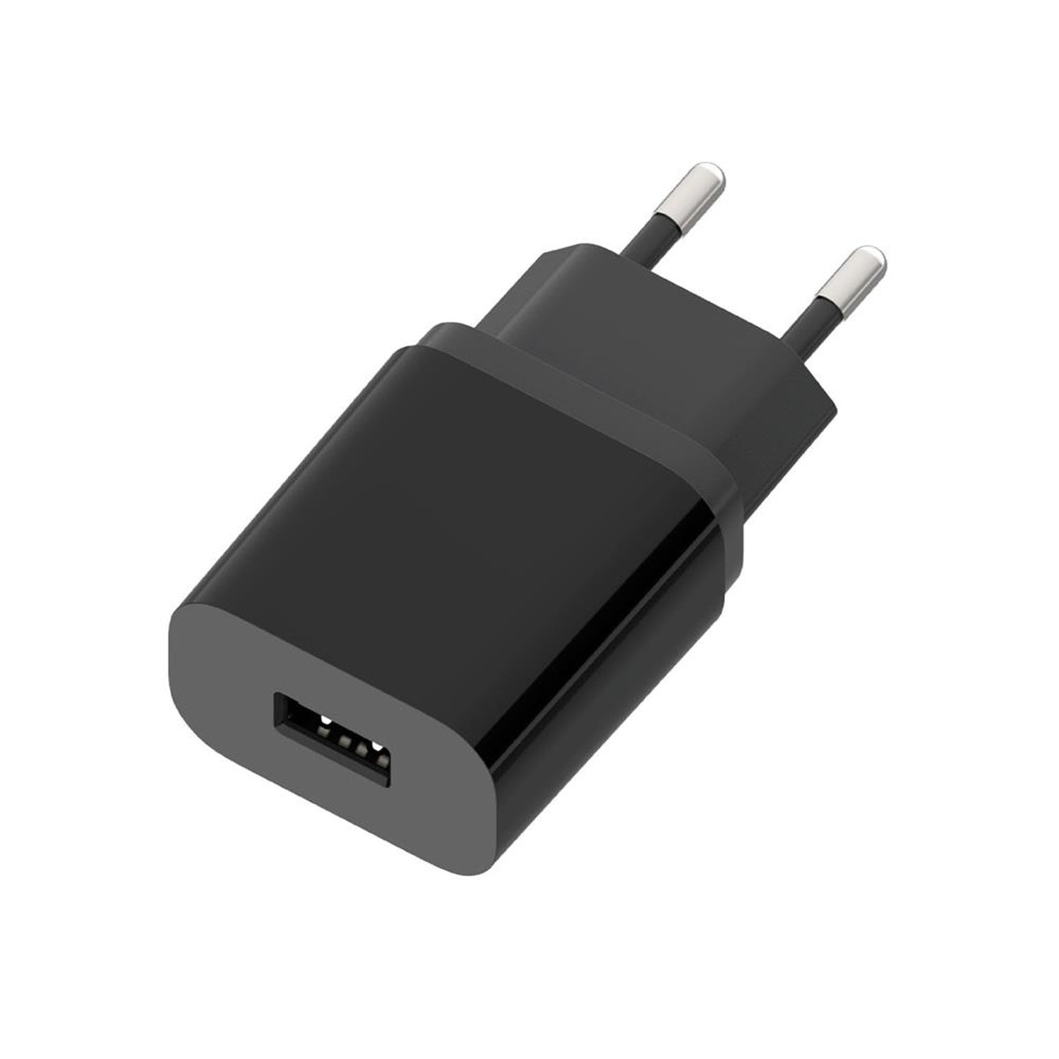 Carregador De Parede USB A 5V 2.1A - Preto