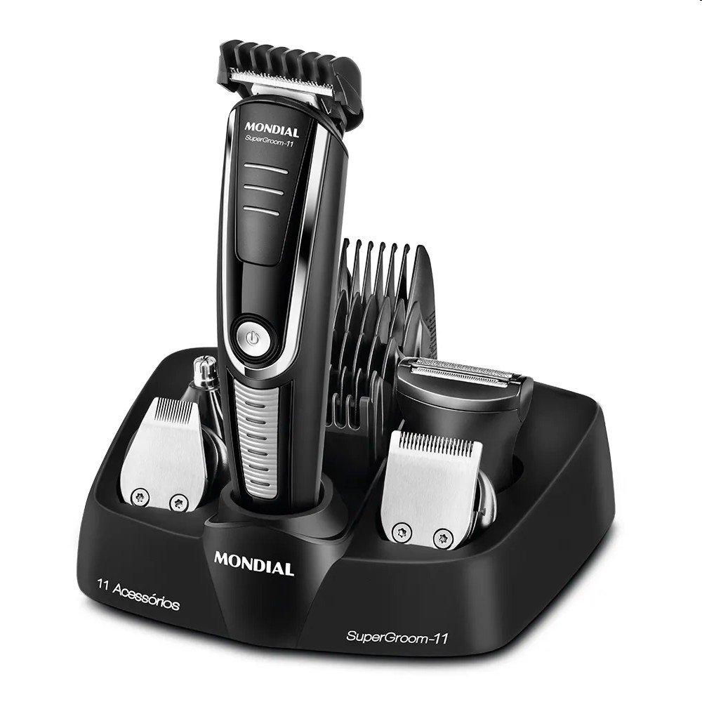 Aparador Mondial Bg-05 Bivolt Body Groom 11 Acessorios, Mondial