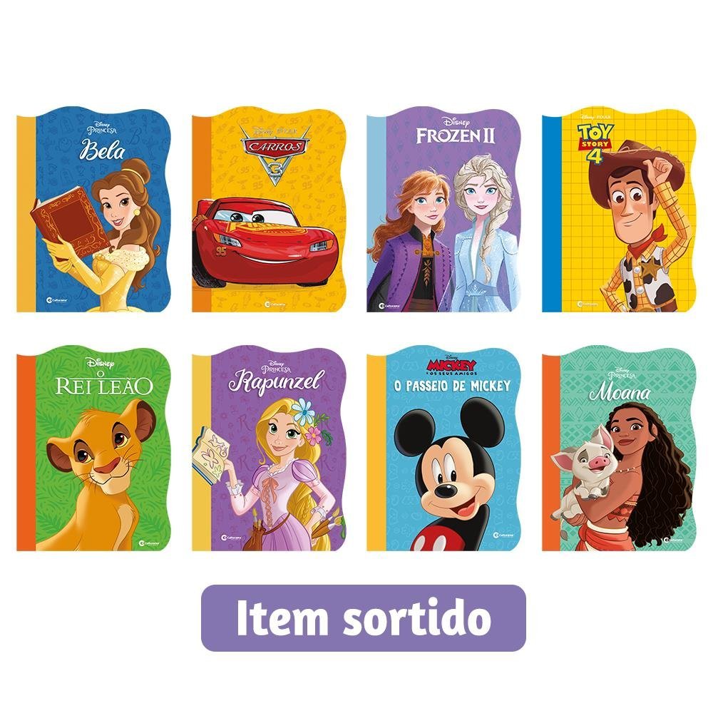Livros dos Personagens Disney - Sortido em 8 Capas