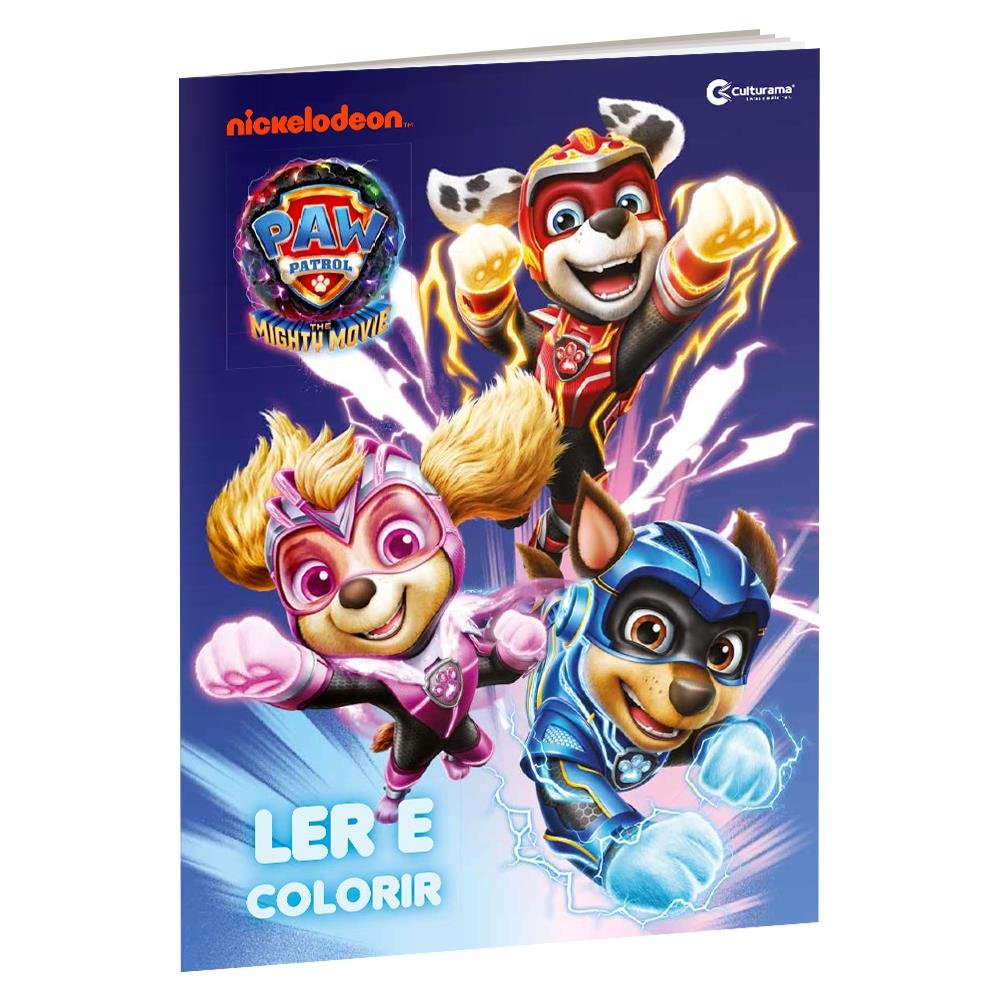 Ler e Colorir Patrulha Canina - Um Filme Superpoderoso