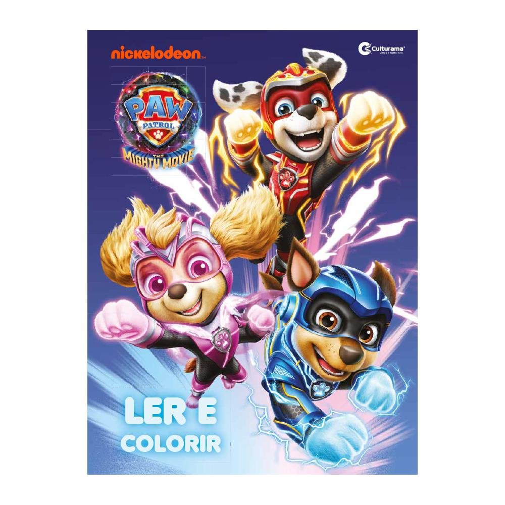 Ler e Colorir Patrulha Canina - Um Filme Superpoderoso