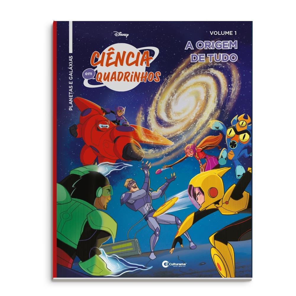 Livro Ciência Em Quadrinhos - Planetas E Galáxias - A Origem De Tudo - Volume 1