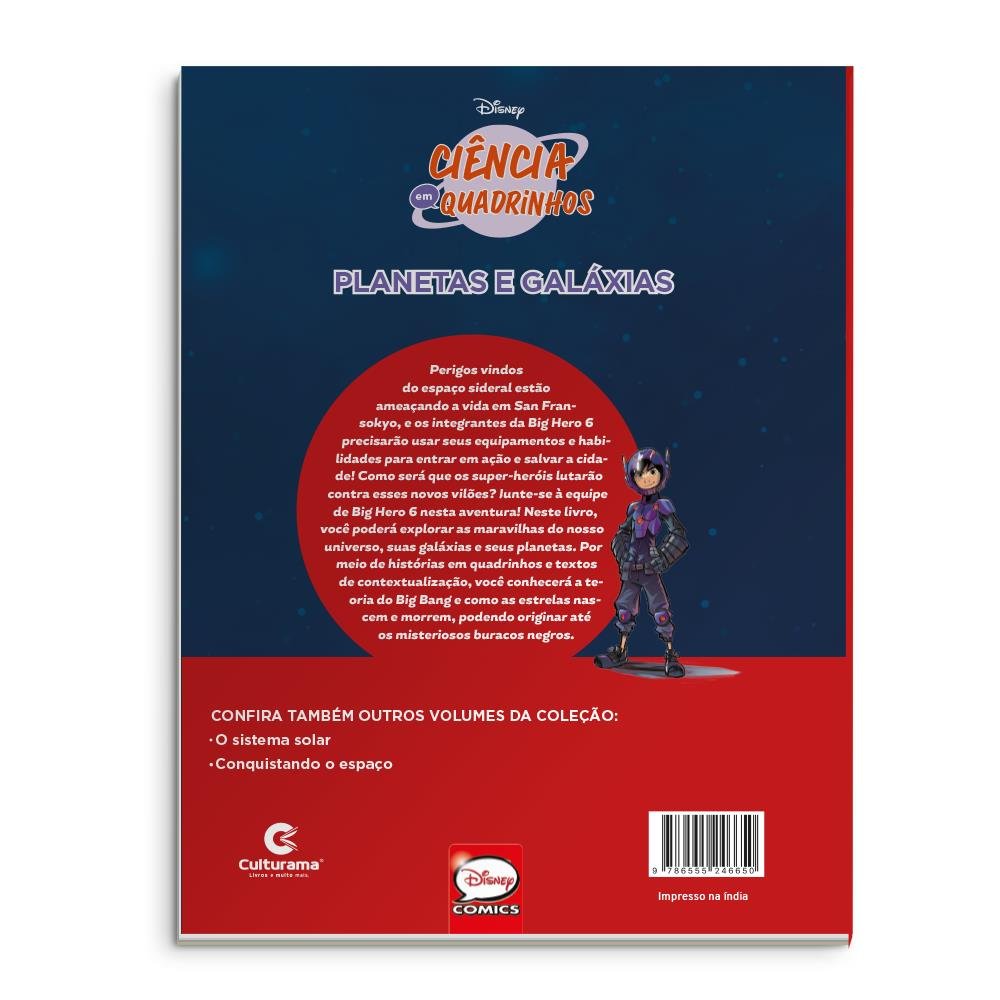 Livro Ciência Em Quadrinhos - Planetas E Galáxias - A Origem De Tudo - Volume 1