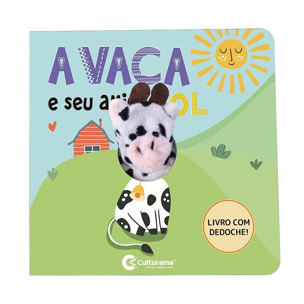 Livro Com Dedoche - A Vaca E Seu Amigo Sol