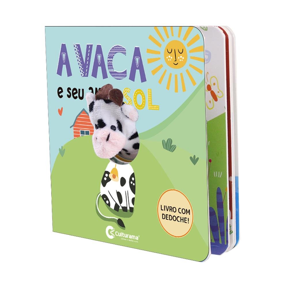 Livro Com Dedoche - A Vaca E Seu Amigo Sol
