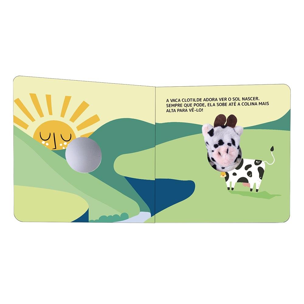 Livro Com Dedoche - A Vaca E Seu Amigo Sol